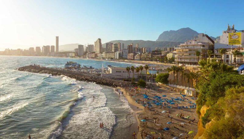 Cala Mal Pas, zona de Benidorm tranquila