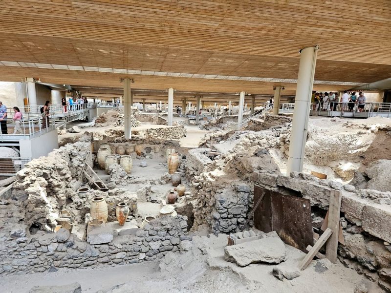 Dónde alojarse en Santorini: Akrotiri