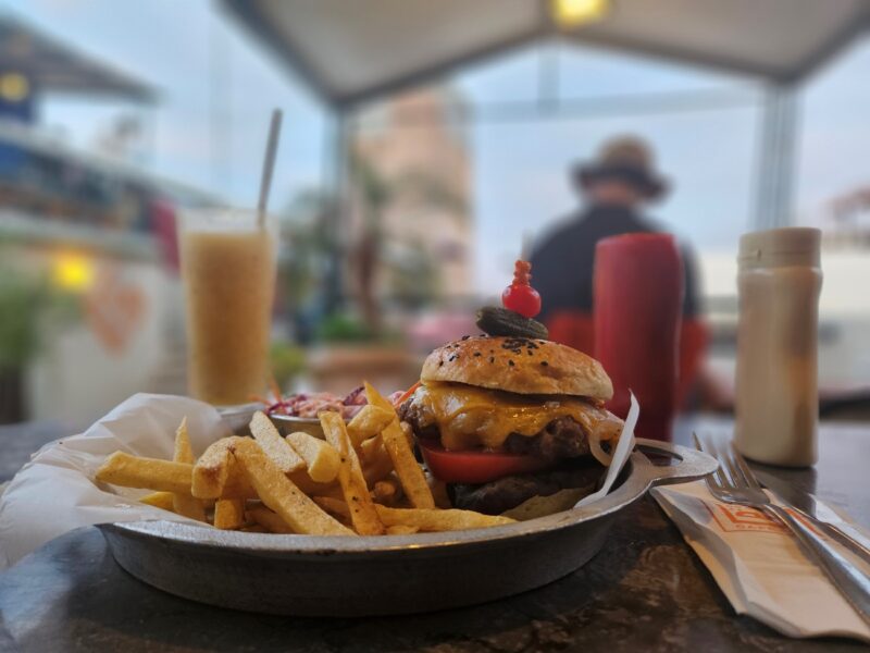 Hamburguesa de camello