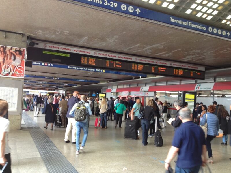 Transporte del aeropuerto de Roma al centro