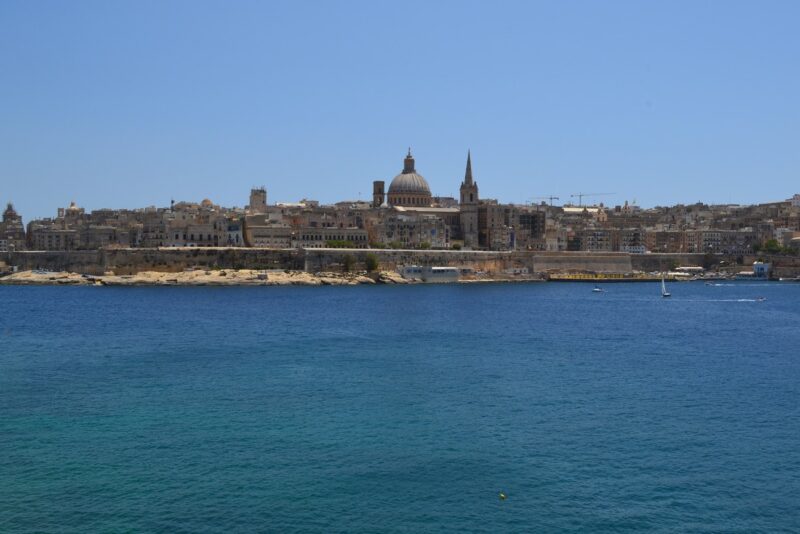 Vistas de la Valeta desde Sliema