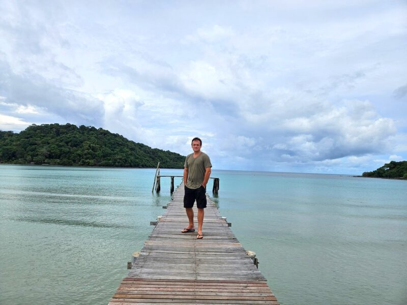 Embarcadero de madera de Koh Kood