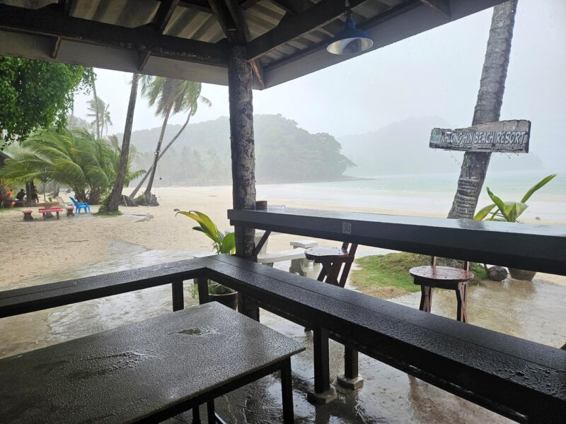 &Eacute;poca de lluvias en Koh Kood