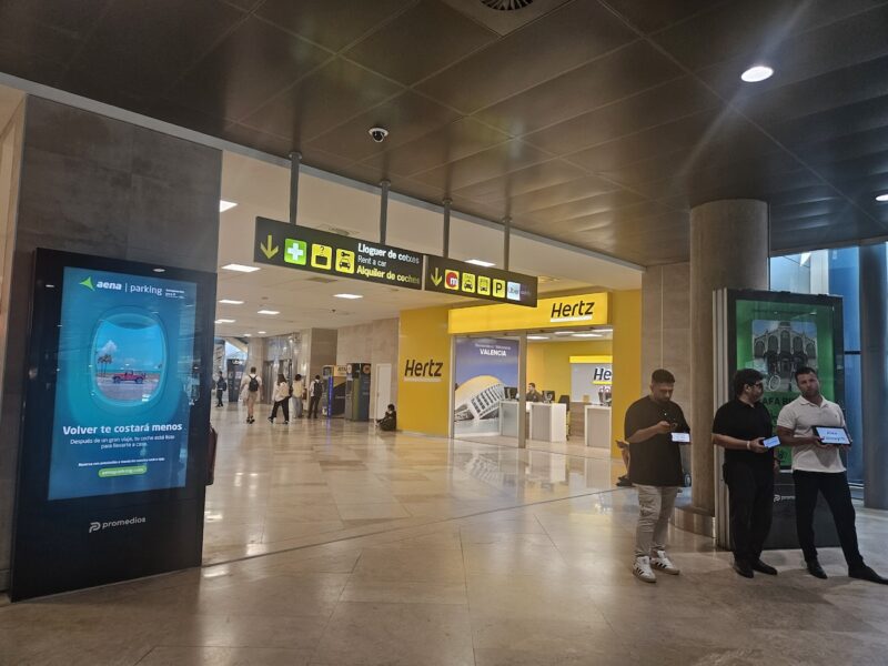 Uber en el aeropuerto de Valencia