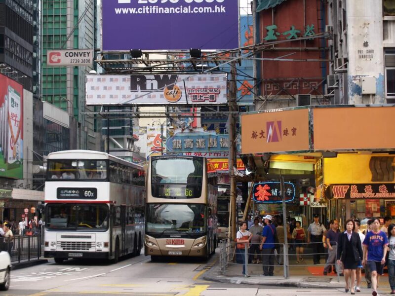 Ir al centro de Hong Kong en autobús